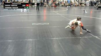 50 lbs Quarterfinal - Mason **Morton, Dead By Dawn Wrestling Academy vs Kashton **Kaylor, Team Aggression