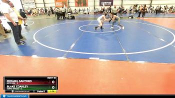 88 lbs Rd# 8- 12:30pm Saturday Final Pool - Michael Santoro, M2TC Red vs Blake Coakley, Terps Xpress