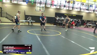 182 lbs Round 1 - Kyler Sallis, Immortal Athletics WC vs Aidan Beyer, Team Valley Wrestling Club