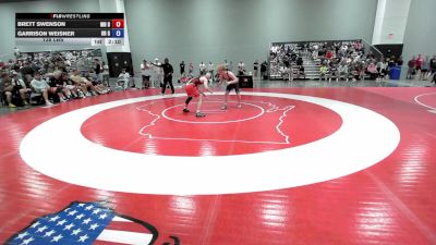 138 lbs Brett Swenson, Minnesota Blue vs Garrison Weisner, Ohio Gray