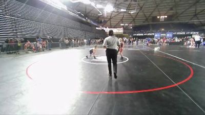 77 lbs Cons. Round 2 - Henry Mills, Cherry Creek Wrestling Club vs Kamden Crowder, Forks Wrestling Club