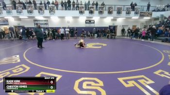 84 lbs Semifinal - Kade Kirk, Powell Middle School vs Cheston Kimes, Thermopolis