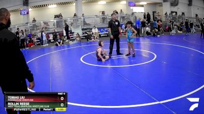 80 lbs Round 5 - Tobias Liu, Powerhouse Wrestling vs Rollin Reese, West Texas Grapplers Wrestling Club