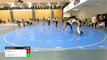 157 lbs Consi Of 8 #2 - Bowden Watts, Georgia vs Kanen Mitchell, Georgia