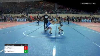 73 lbs Quarterfinal - McKenna Wilson, Northside Wrestling Academy vs Sarahi Puebla, Lady Outlaws