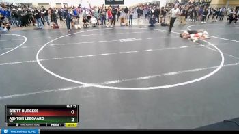 132 lbs Cons. Round 4 - Ashton Leegaard, WY vs Brett Burgess, TX