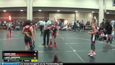 56 lbs Placement (4 Team) - Asher Crisp, Spatola Wrestling vs Laken Anderson, Team Palmetto