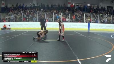 90 lbs Cons. Round 3 - Evan Schmucker, Marcellus Wildcats vs Harrison Edwards, Dark Horse WC