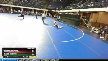 85 lbs Cons. Semi - Damien Yeoman, Sebolt Wrestling Academy vs Kaleb Gordon, Iowa