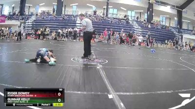 50 lbs Round 1 (8 Team) - Gunnar Kelly, West Coast Elite vs Ryder Dowdy, Storm Wrestling Center