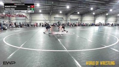 115 lbs Round Of 32 - Roman Tuttle, WTC vs Pedro Pena, Tuscon Cyclones