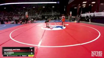 120 lbs Semifinal - Tai McBride, Jackson Hole vs Caydence Watters, Natrona County