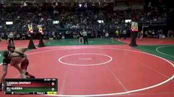 114 lbs Cons. Round 4 - Landon Opatrny, MEN1 vs Eli Guerra, LEB1
