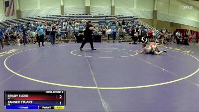 92 lbs Cons. Round 2 - Brady Elder, KY vs Tanner Stuart, PA