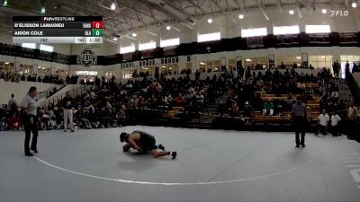 157 lbs 4th Wrestleback (16 Team) - D`Elisson Lamadieu, Eastside Hs vs Aidon Cole, Ola