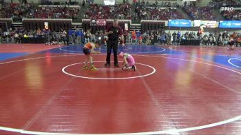 62 lbs Champ. Round 1 - Lakhota Bade, Terry Wrestling CLub vs Alivia Frank, Big Game Wrestling Club MT
