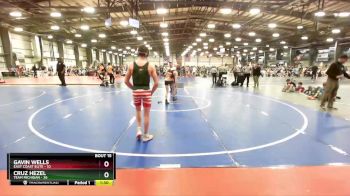 120 lbs Rd# 7- 10:45am Saturday Final Pool - Cruz Hezel, Team Michigan vs Gavin Wells, East Coast Elite