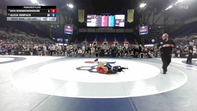 105 lbs Cons. Sub-quarters - Saya Hongmoungkhoune, IL vs Alicia Kenfack, ND
