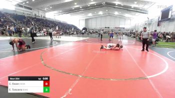 116 lbs Consi Of 8 #1 - Chase Swan, Osoway vs Evan Toscano, Bobcat WC