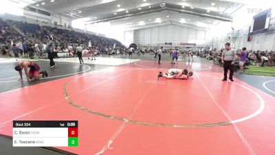 116 lbs Consi Of 8 #1 - Chase Swan, Osoway vs Evan Toscano, Bobcat WC