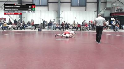 197 lbs Quarterfinal - Christian Curley, Bridgewater vs Angelo Piazza, Centenary