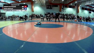 45-52 lbs Round 2 - Amaryllis Pagans, Reaper Wrestling Club vs Sage Shifflet, Clinic Wrestling FXBG