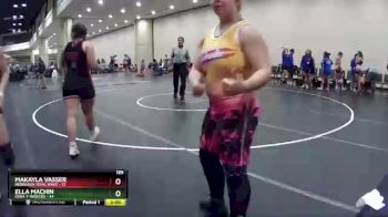 185 lbs Round 8 (10 Team) - Ella Machin, Iowa T-Wrecks vs Makayla Vasser, Nebraska Tidal Wave