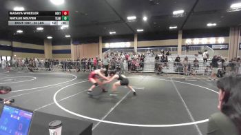 94 lbs Consi Of 4 - Masaya Wheeler, North Coast Grapplers vs Natalie Nguyen, Team Grounds