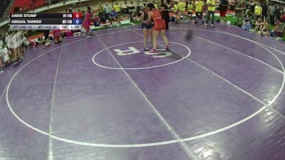 168 lbs Andie Stump, Utah 14U Girls vs Abigail Tanner, Montana 14U Girls