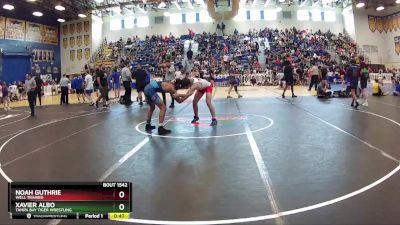 132 lbs Cons. Round 5 - Noah Guthrie, Well Trained vs Xavier Albo, Tampa Bay Tiger Wrestling