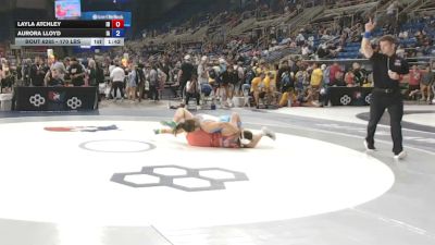 170 lbs Cons. Rd Of 32 - Layla Atchley, Idaho vs Aurora Lloyd, Iowa
