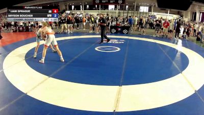 157 lbs Champ. Round 1 - Liam Sprague, Athletes In Action vs Bryson Boucher, Michigan Premier WC