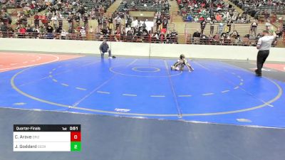 46 lbs Quarterfinal - Cruz Arave, Grizzly Wrestling Club vs Jason Goddard, Georgia