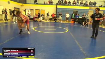 126 lbs Semifinal - Tucker Verbeck, Kansas vs Bryson Rockers, Kansas City Training Center