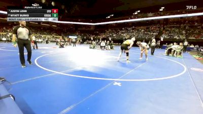 215 Class 1 lbs Cons. Semi - Justin Lehn, St. Pius X (Festus) vs Wyatt Burks, Versailles