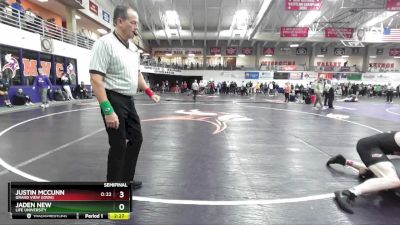 165 lbs Semifinal - Jaden New, Life University vs Justin McCunn, Grand View (Iowa)