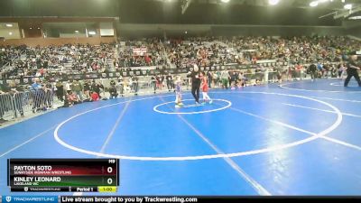 64 lbs Semifinal - Payton Soto, Sunnyside Ironman Wrestling vs Kinley Leonard, Lakeland WC