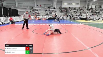 75 lbs Rr Rnd 1 - Peter Michaluk, Buffalo Valley Elem vs Lachlan Smith, East Coast Beach Boys