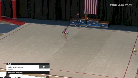 Milana Abayeva - Ball, Isadora - 2021 Rhythmic Elite Qualifier