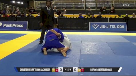 Bryan Robert Lundman vs Christopher Anthony Sackinger 2025 Pan Jiu Jitsu IBJJF Championship