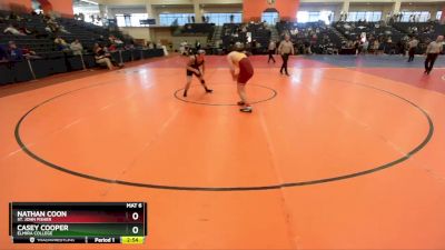 184 lbs Cons. Round 3 - Casey Cooper, Elmira College vs Nathan Coon, St. John Fisher