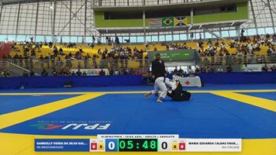 MARIA EDUARDA CALDAS FIGUEIREDO vs GABRIELLY VIEIRA DA SILVA GALLO 2026 FPJJ Circuito Paulista GI Etapa 3