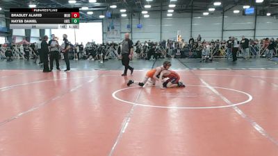 84 lbs Round 5 (3pm Friday) - Bradley Alarid, Mile High vs Hayes Daniel, Oklahoma Elite