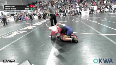 120 lbs Rr Rnd 1 - Daniel Rojas, Team Tulsa Wrestling Club vs Roman Baker, Skiatook Youth Wrestling