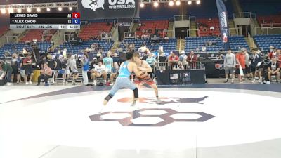 132 lbs Cons. Sub-quarters - Lewis Davis, Arkansas vs Alex Choo, Texas