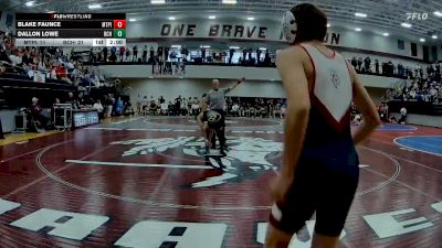 138 lbs Semis & 3rd Wb (16 Team) - Blake Faunce, Mt. Pisgah Christian School vs Dallon Lowe, Brantley County HS