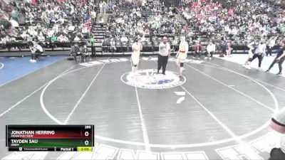 285 lbs Cons. Round 3 - Tayden Sau, Orem vs Jonathan Herring, Mountain View