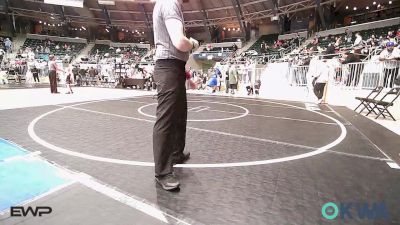 37 lbs Rr Rnd 1 - Colt Manuel, Blackwell Wrestling Club vs Asher Gregory, Tulsa Blue T Panthers