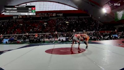 4A 144 lbs Quarterfinal - Jett Atchley, Teton vs Tyson Cobb, Weiser