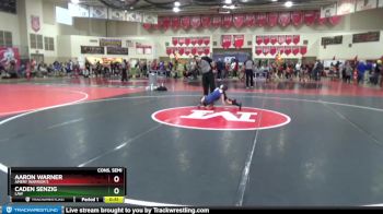 50 lbs Cons. Semi - Caden Senzig, LAW vs Aaron Warner, Amery Warrior`s